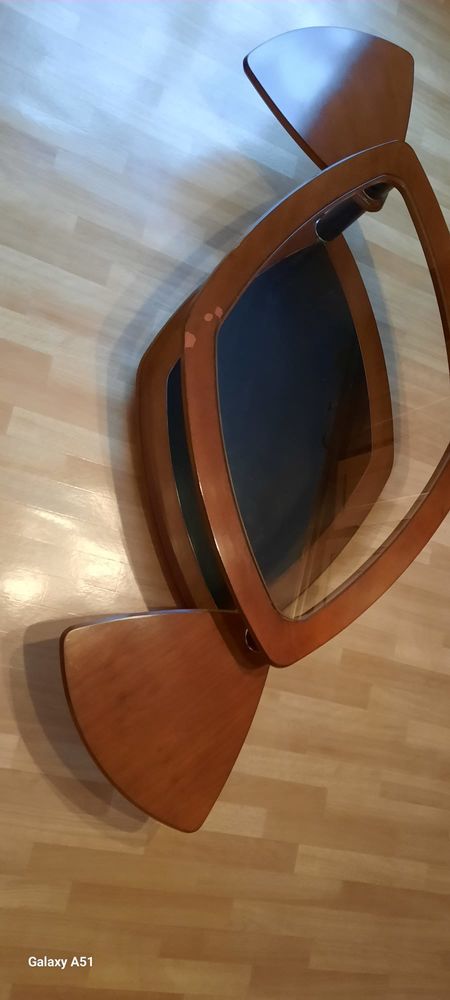 Table basse verre et bois 40 Bourges (18)