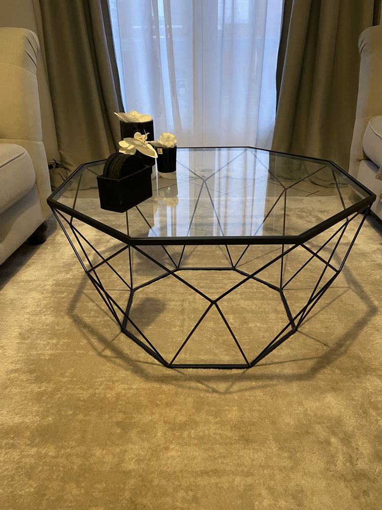 Table basse verre m�tal 200 Crespin (59)