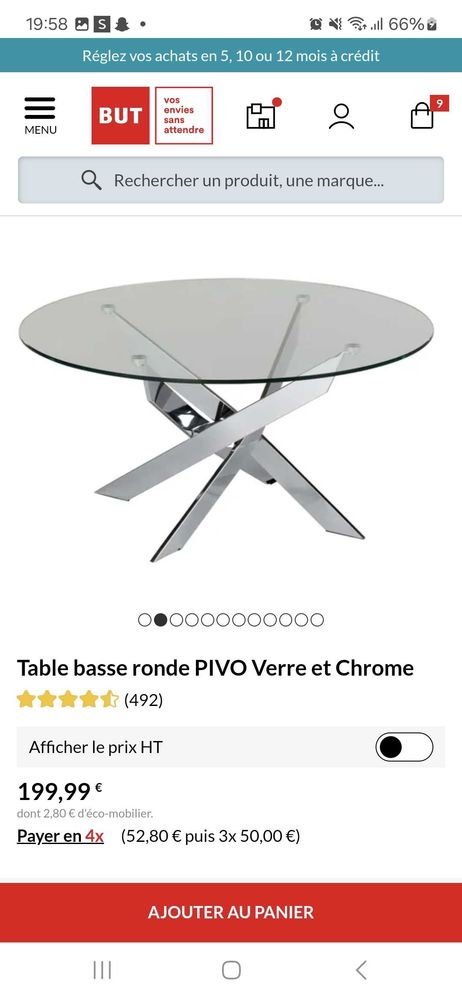 table basse 100 Colombes (92)