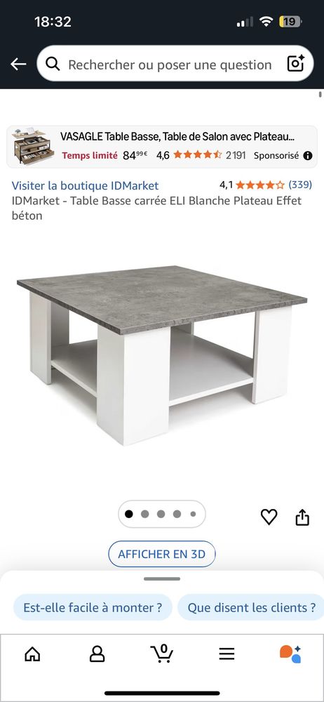table basse 30 Sainte-Anne-sur-Brivet (44)