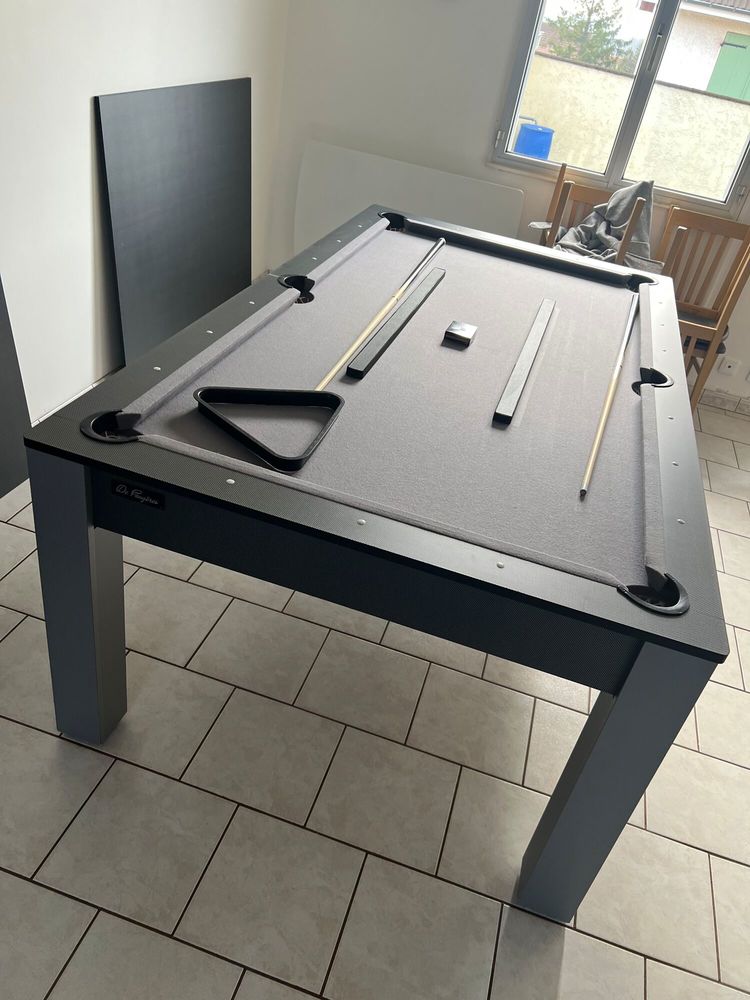 Table de billard De Faug�re convertible - effet carbone 650 Bisseuil (51)