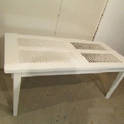Table blanche rectangulaire persienne 320 Castres (81)