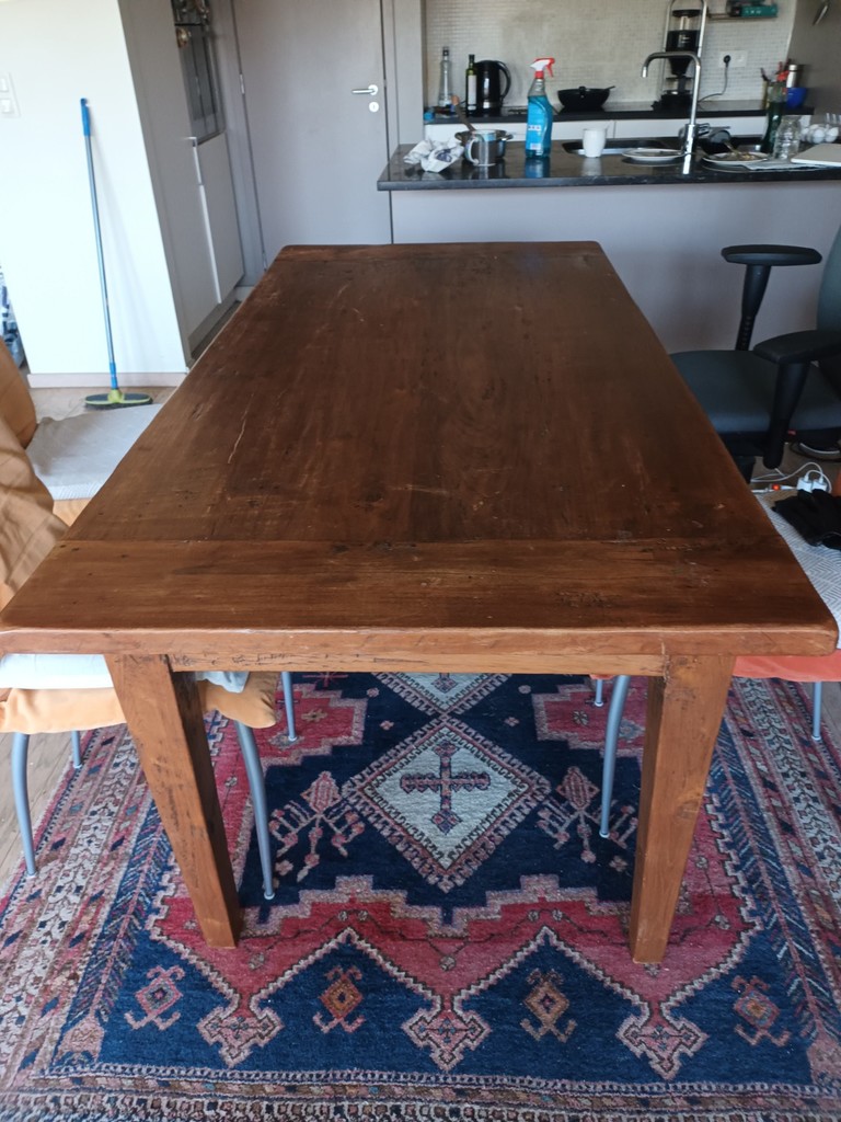 Table en Bois Brun Spacieuse180x90X80 90 M�n�ac (56)