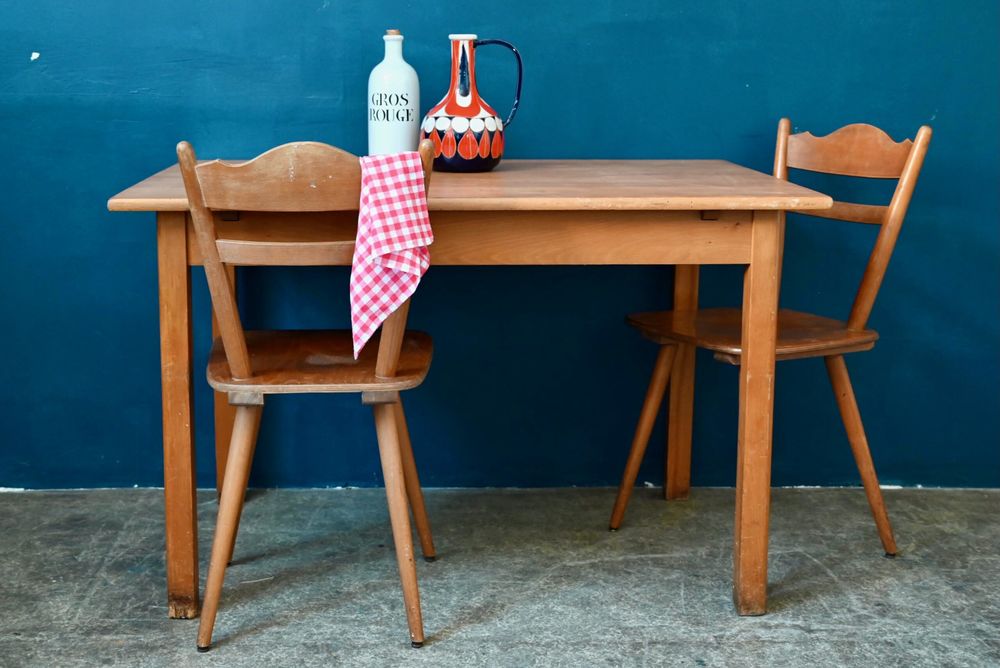 Table de brasserie Brauerei Ganter ou de ferme  bois massif 420 Wintzenheim (68)