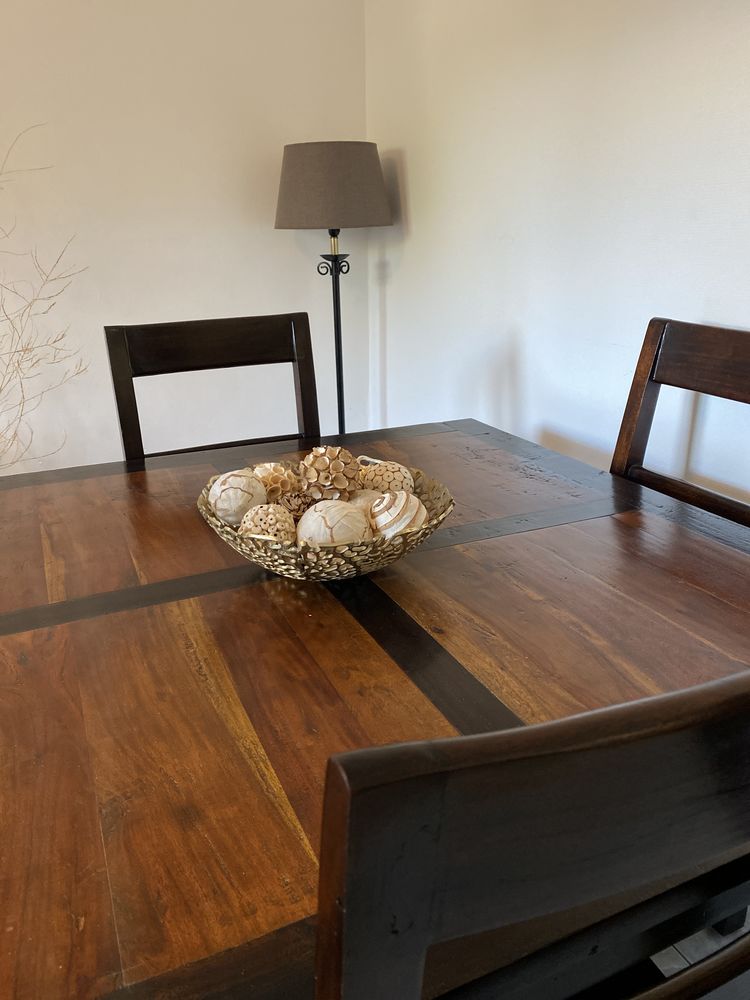 Table + chaises en bois massif Bois & Chiffon (achet� 1200�) 490 Saint-Andr�-de-Sangonis (34)