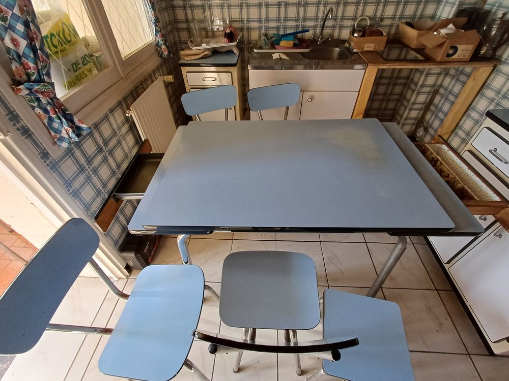 Table et chaises cuisine formica 40 N�ux-les-Mines (62)