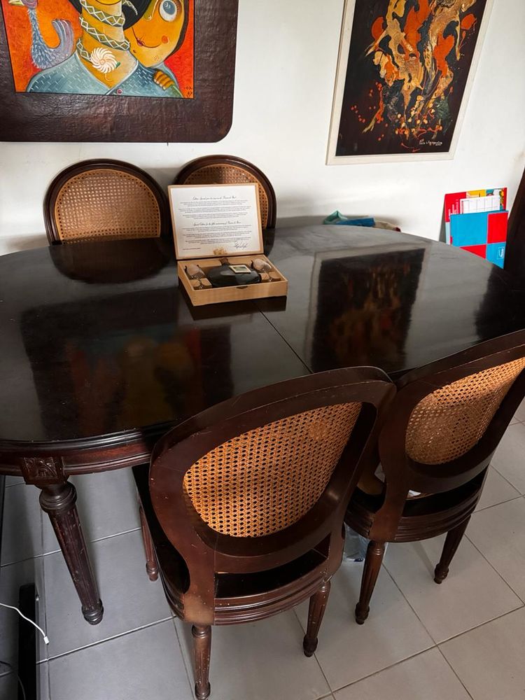 Table + 4 chaises Mahogany 2000 Martinique (97)