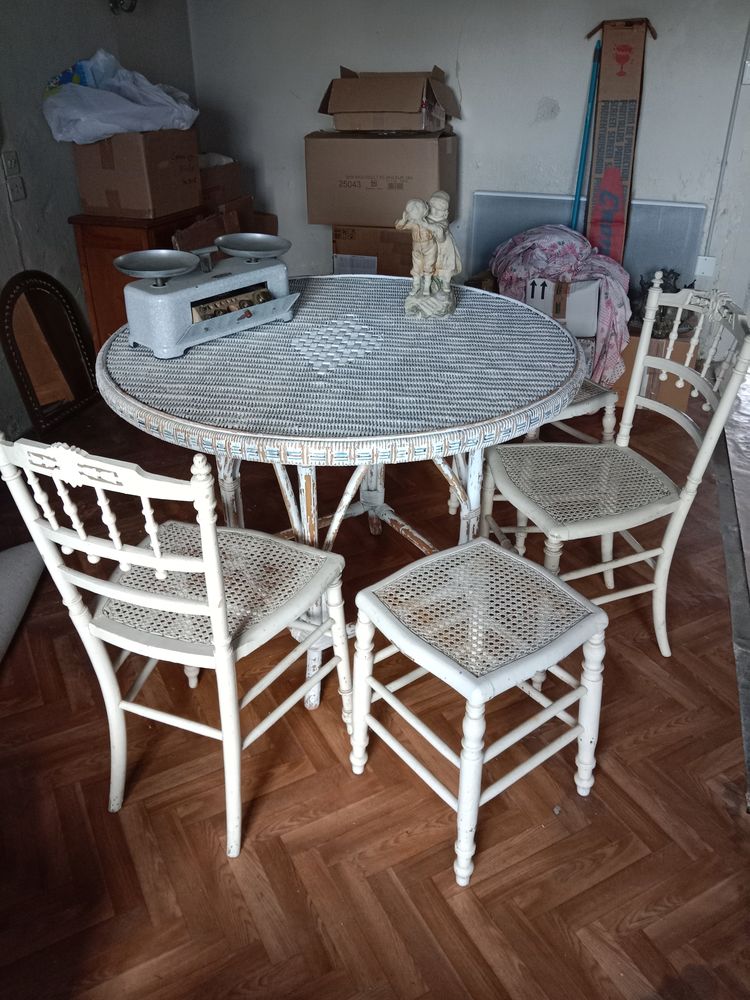 Table et chaises en rotin 95 Leg� (44)