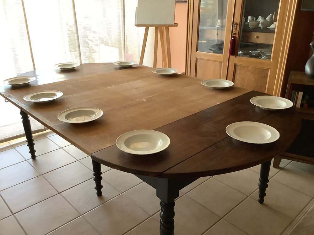 Table et chaises style Louis philippe 350 Puyricard (13)