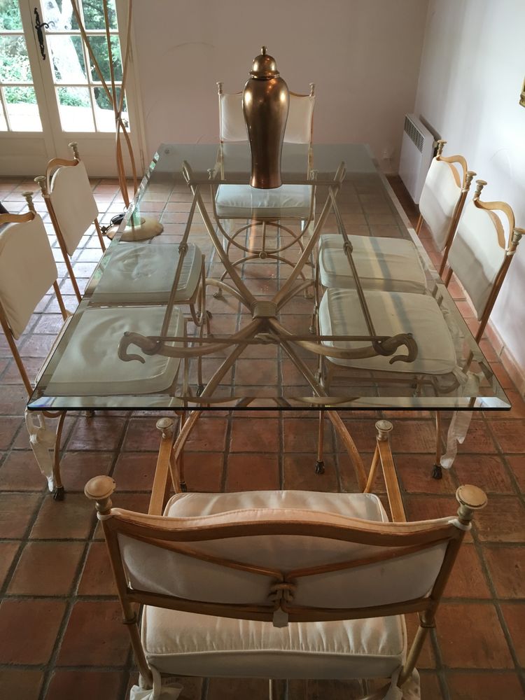 Table 6 chaises verre 525 La Croix-Valmer (83)