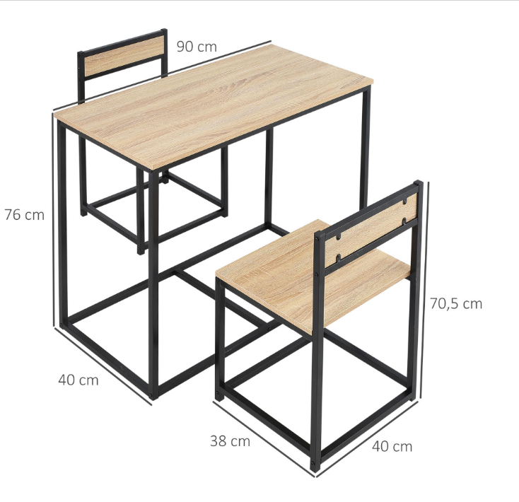 Table 2 chaises 100 Pantin (93)