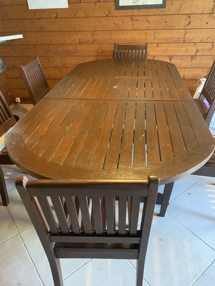 Table+ 6 chaises 1900 Entre-Deux (97)