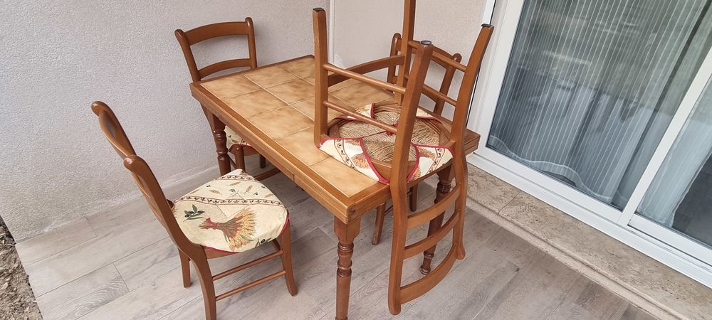 Table + 4 chaises 50 Vinon-sur-Verdon (83)
