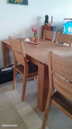 Table en ch�ne et 6 chaises Cocktail scandinave 0 Annecy (74)