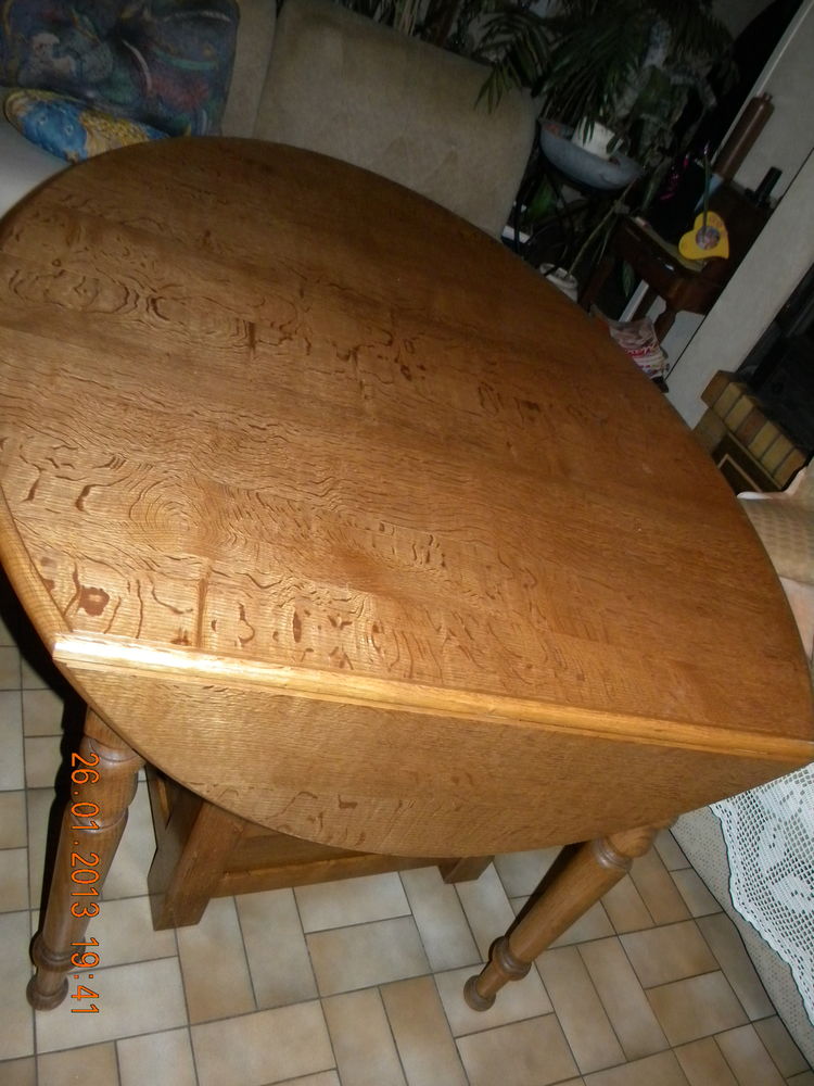 table en ch�ne de fabrication artisanale 0 Mortain (50)