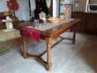 table en chêne faite par un artisant 150 Les Salles-du-Gardon (30)