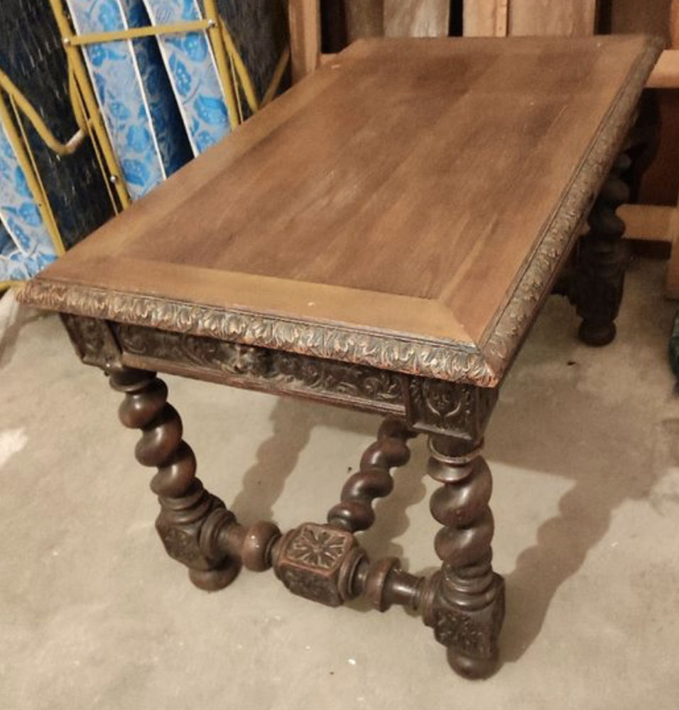 Table en ch�ne Henri II 300 Les Houches (74)