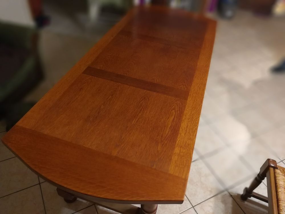 Table en ch�ne massif avec six chaises 130 Nogent-sur-Oise (60)