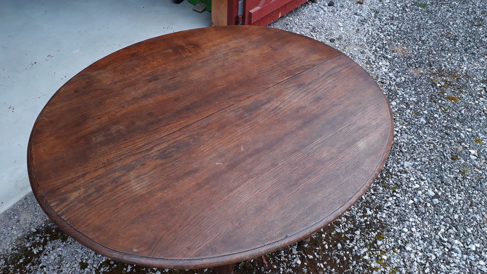 Table ch�ne massif, rallongeable 130 Arb�rats-Sill�gue (64)