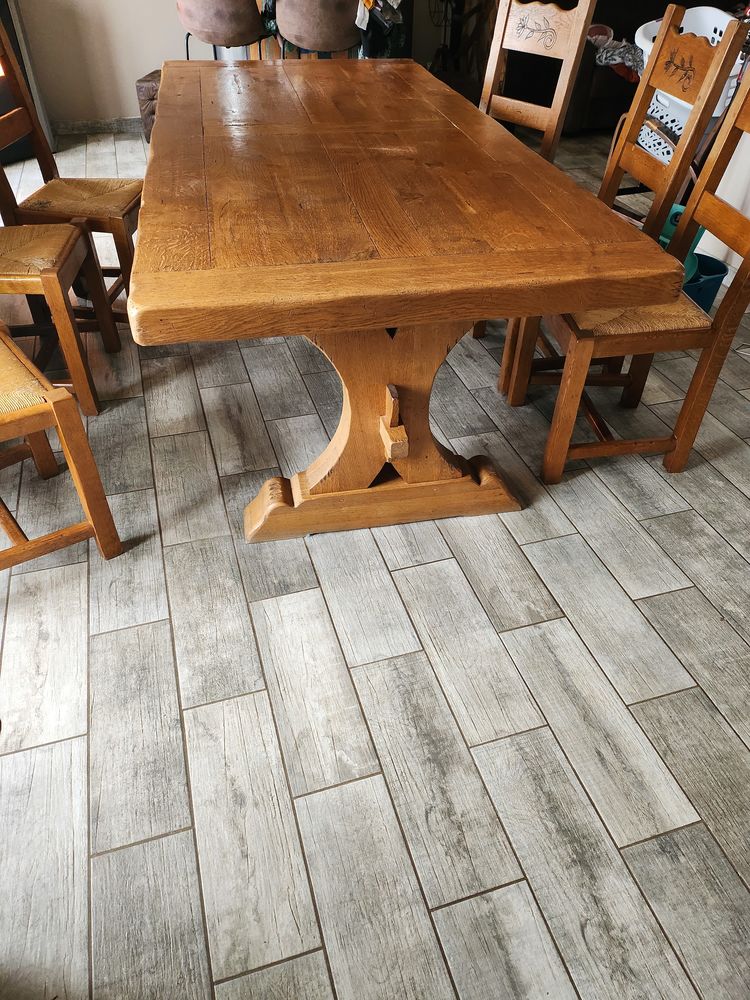 Table en ch�ne massif 500 Ancourteville-sur-H�ricourt (76)
