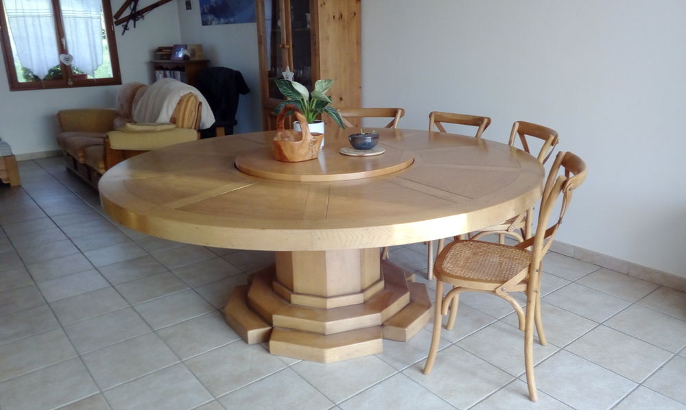 Table ch�ne massif 650 Saint-Sylvestre (74)
