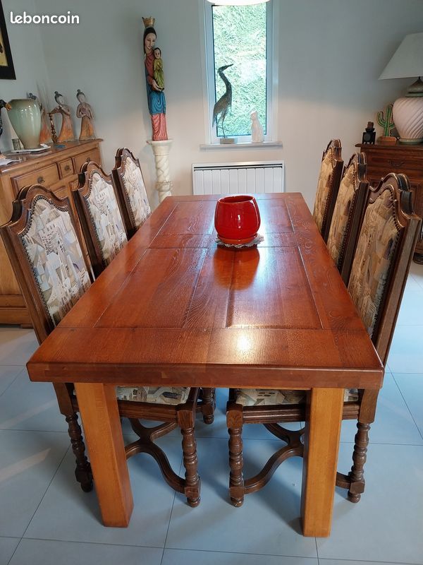 table ch�ne massif � r�cup�rer, non livr�e 0 Vourles (69)