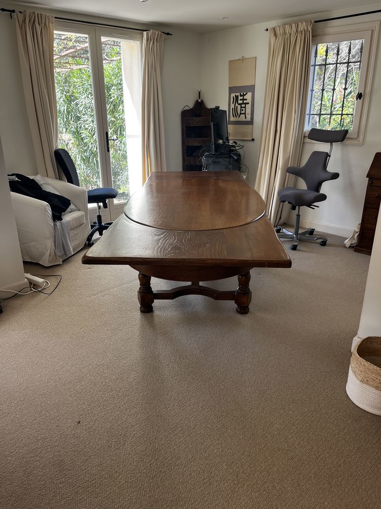 table en ch�ne massif avec des rallonges 50 Saint-Rapha�l (83)