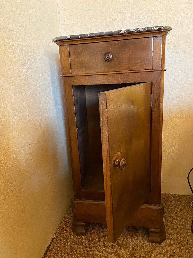 Table de chevet dessus marbre gris anthracite 65 Longessaigne (69)