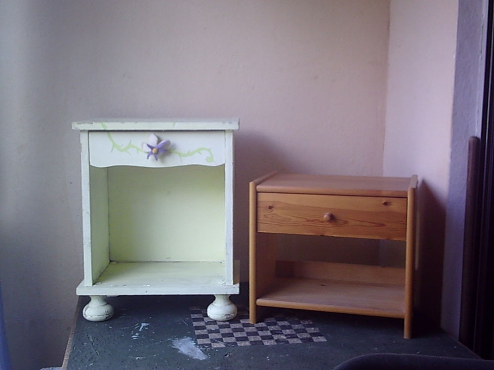 Table de chevet/de nuit en bois 1 tiroir & Lit d'appoint 15 Bouxwiller (67)