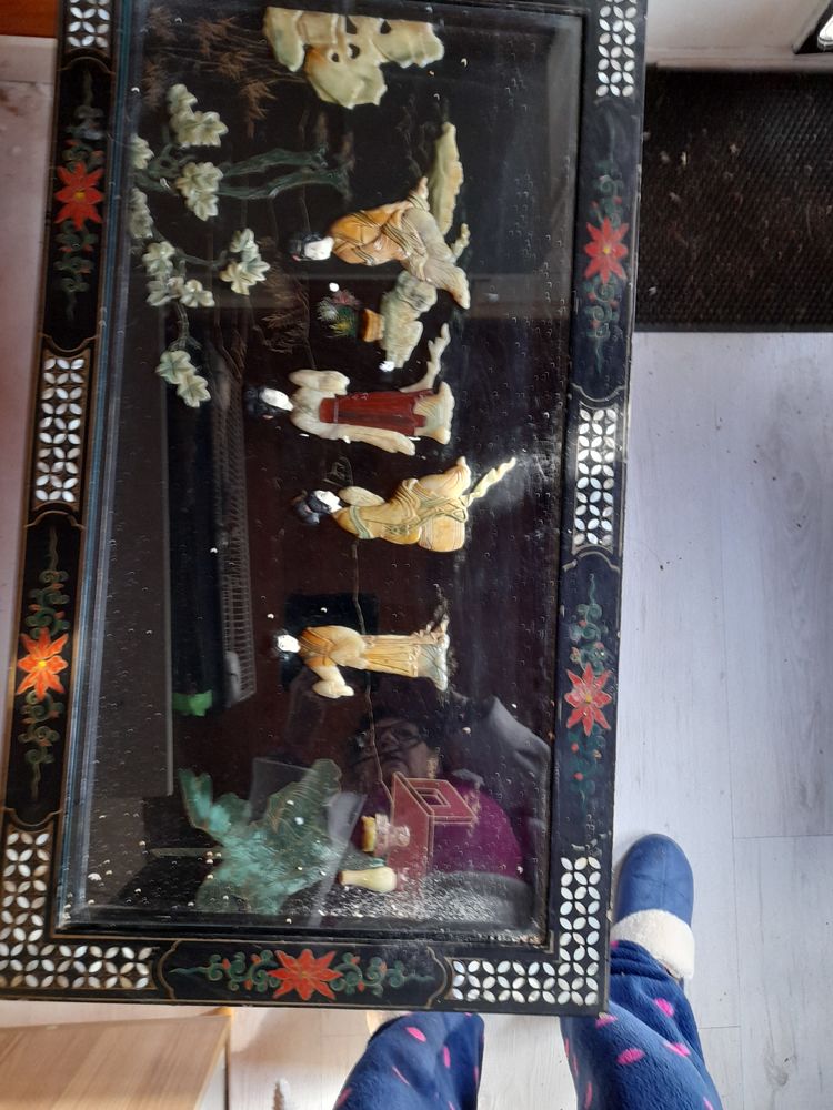 table chinoise pliante noir 0 Le Castellet (83)