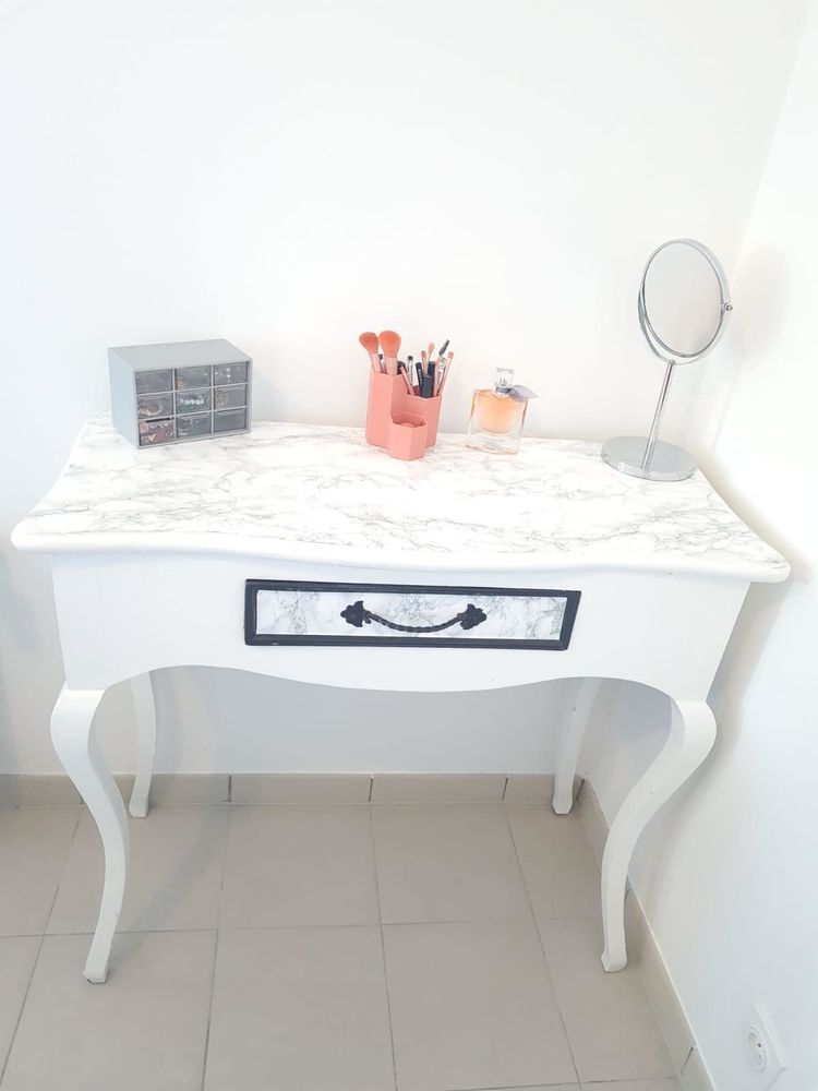 Table console bois blanc style �l�gant 100�90 0 Pontault-Combault (77)