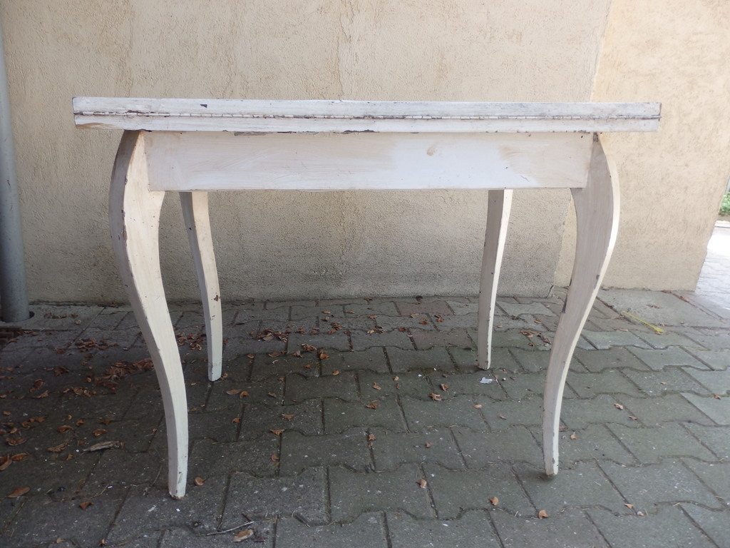 Table Console Rustique Blanche 60 Andr�zieux-Bouth�on (42)