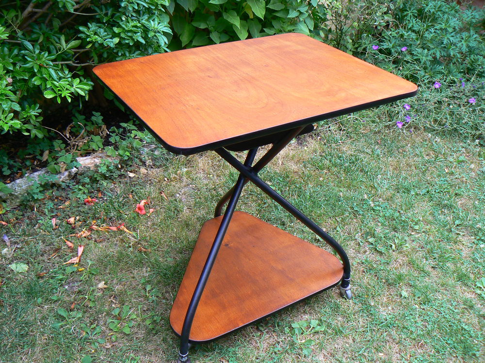 Table Console Vintage Bois/M�tal Tripode  1960 120 Paris 19 (75)