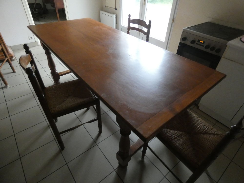 table de cuisine s�jour bois massif 80 Vezins (49)