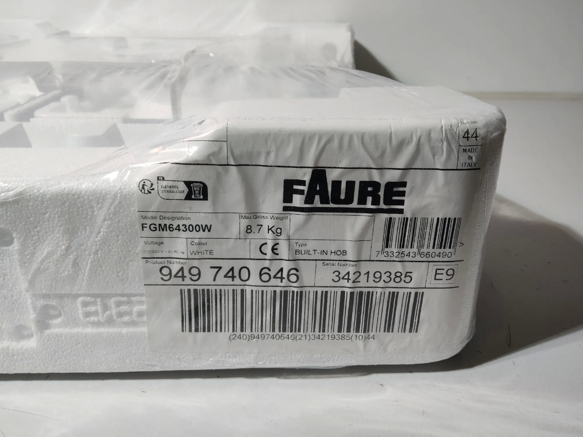 Table de cuisson mixte FAURE 0 Paris 13 (75)