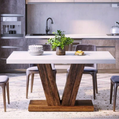 Table design bois & pierre ? �l�gance naturelle, style archi 145 Lyon 9 (69)