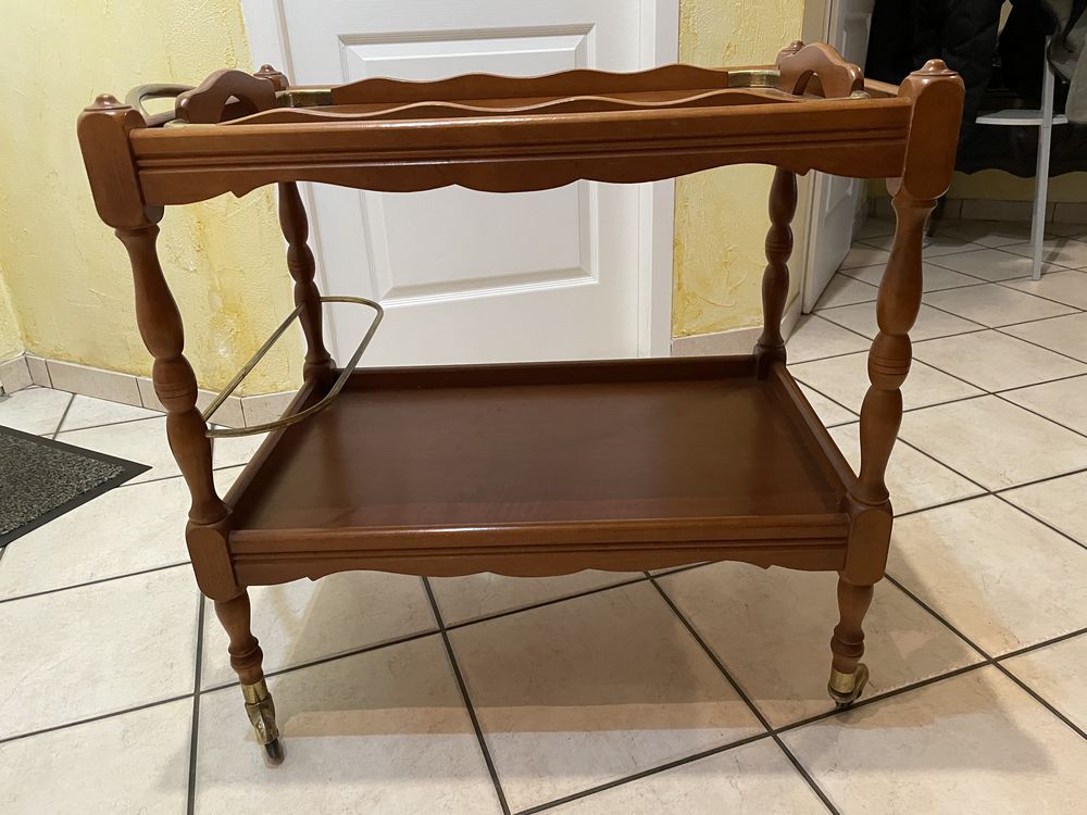 Table desserte en merisier 50 Fosseuse (60)