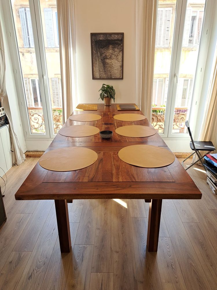 Table extensible GORDON bois d acacia de   Bois et Chiffons 600 Marseille 5 (13)