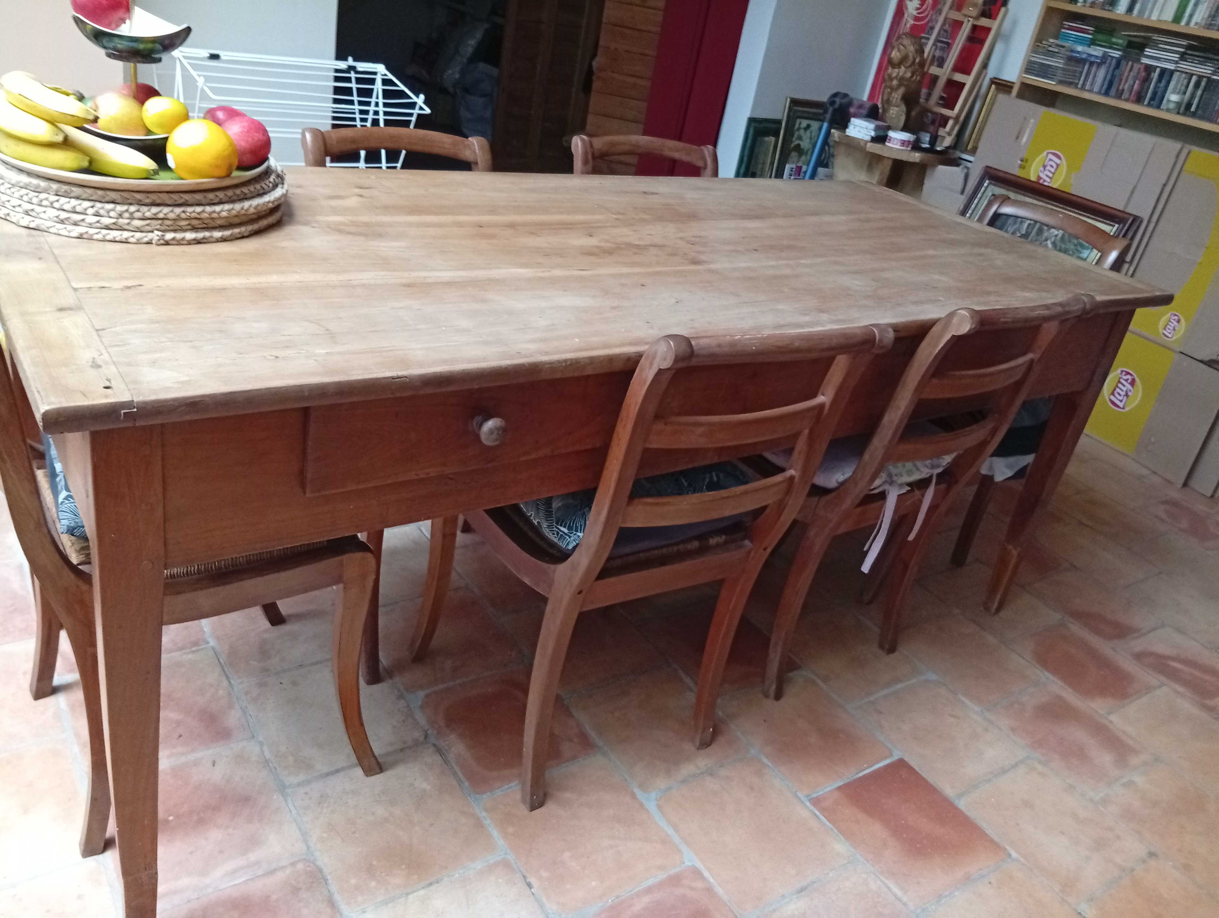 Table de ferme ancienne 890 Paris 19 (75)