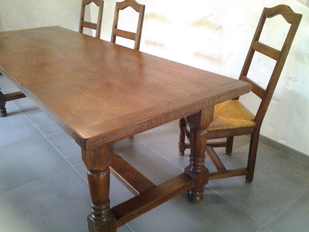 table de ferme lot de 8 chaises 550 Gevrey-Chambertin (21)