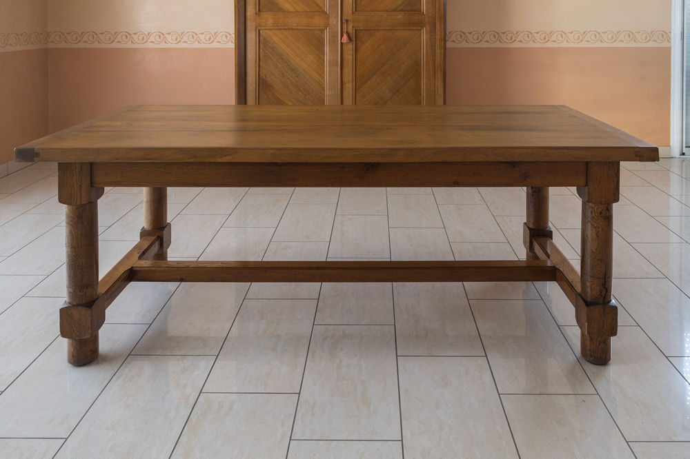 Table de ferme en ch�ne massif avec 2 grands tiroirs 500 Han-sur-Meuse (55)