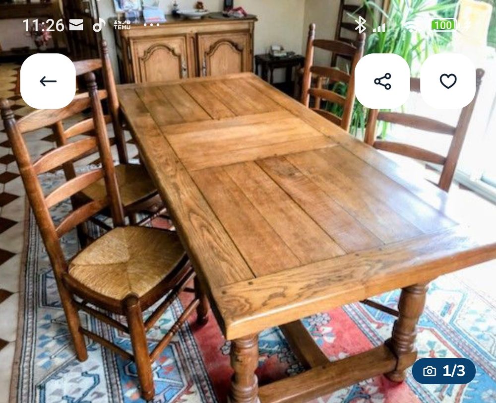 Table de ferme 1 Ouistreham (14)