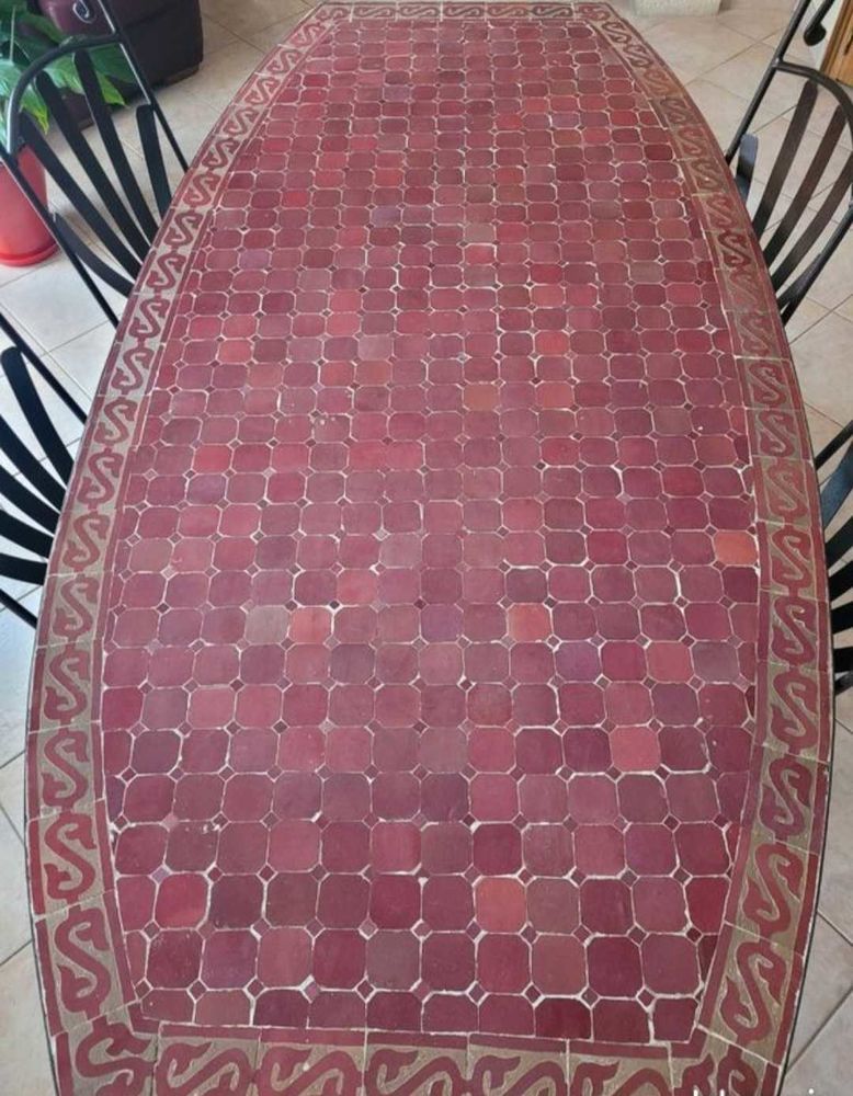 table fer forg� et c�ramique 290 Gardanne (13)