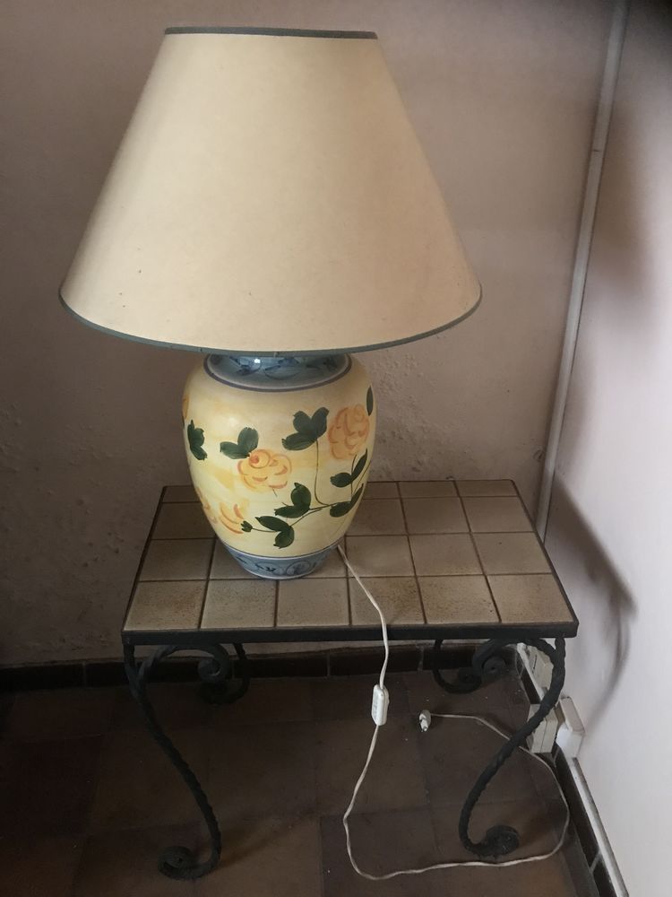 Table fer forg� + lampe 50 Casseneuil (47)