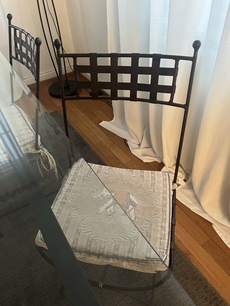 table en fer forg�e + 4 chaises 400 Schiltigheim (67)