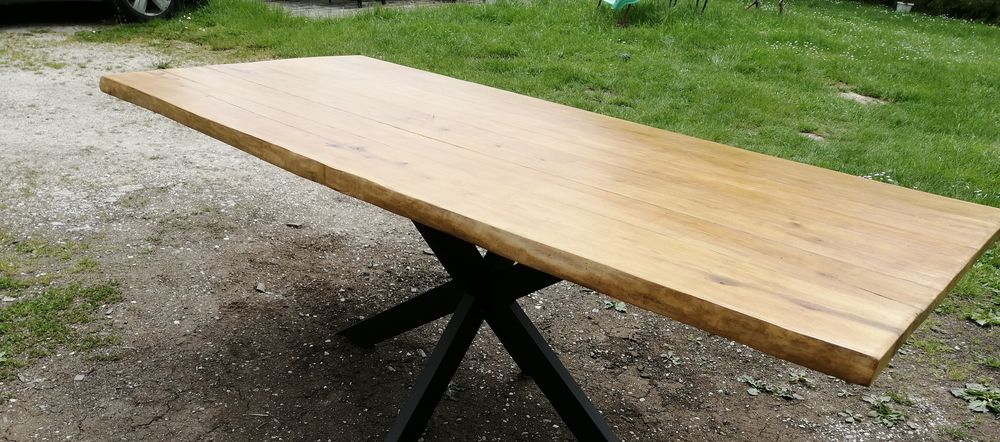 Table fr�ne massif live edge 500 Vendeuvre-sur-Barse (10)