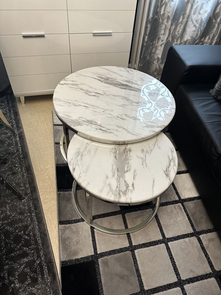 table gigogne en acier marbr� 300 Saint-Gratien (95)
