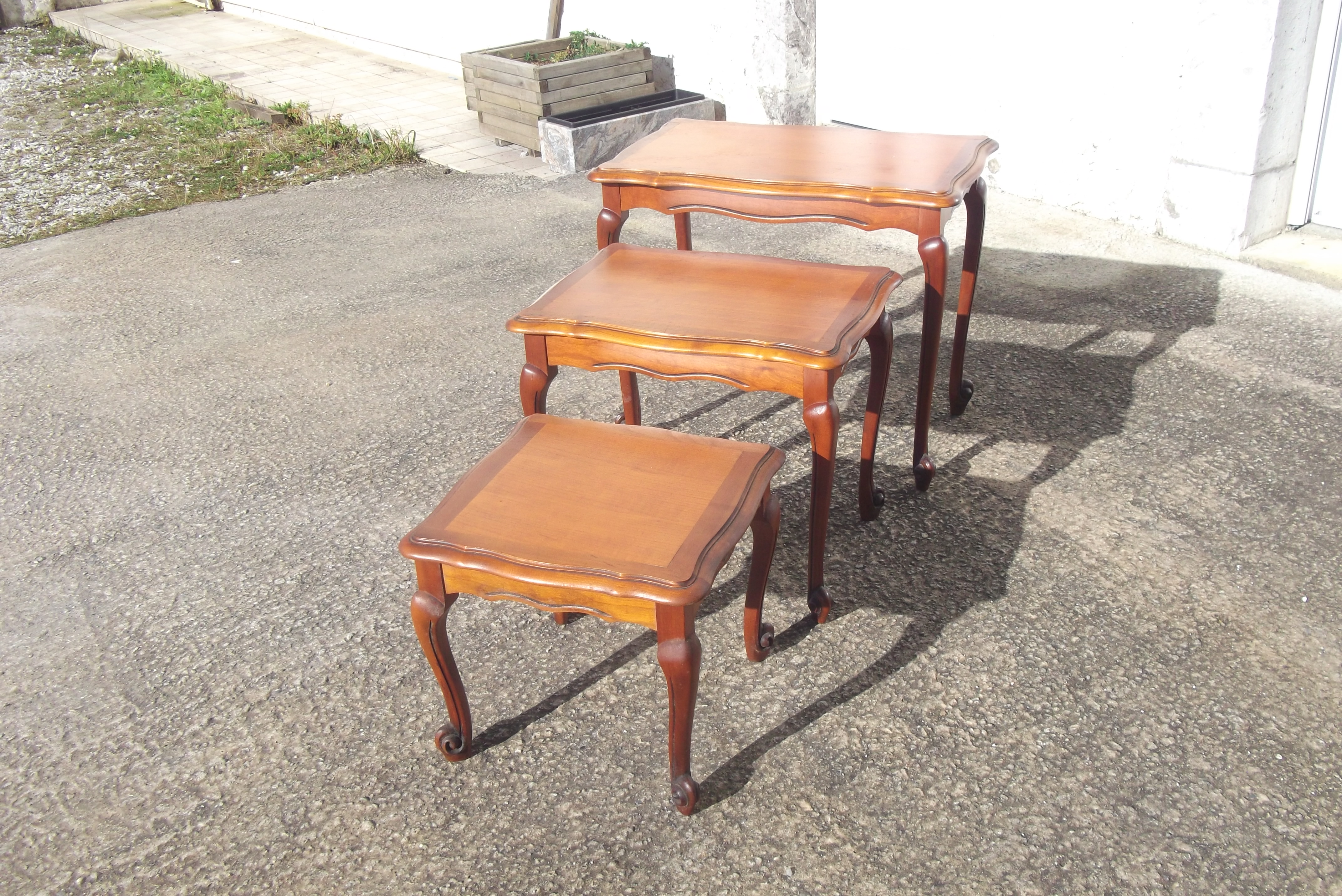 TABLE gigognes en MERISIER MASSIF 175 Ramous (64)