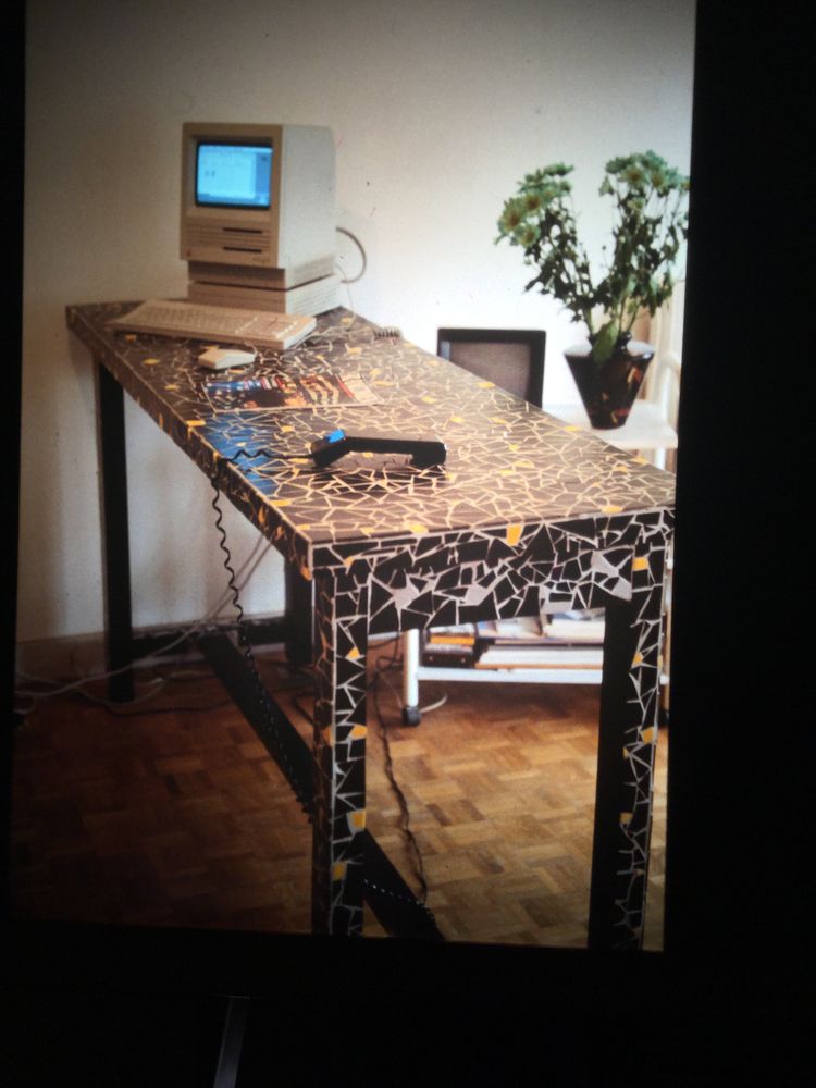 Table haute design mod�le unique 190 Veules-les-Roses (76)