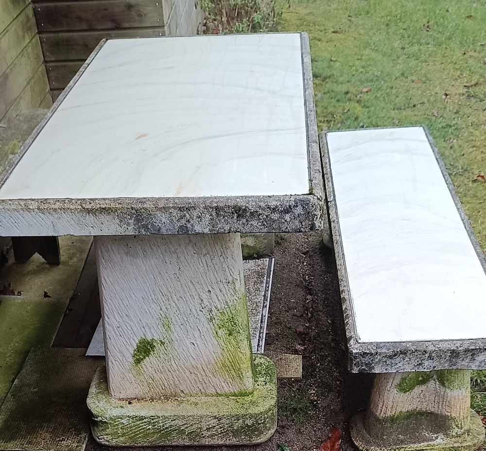 Table de jardin avec 1 banc 300 Quistinic (56)